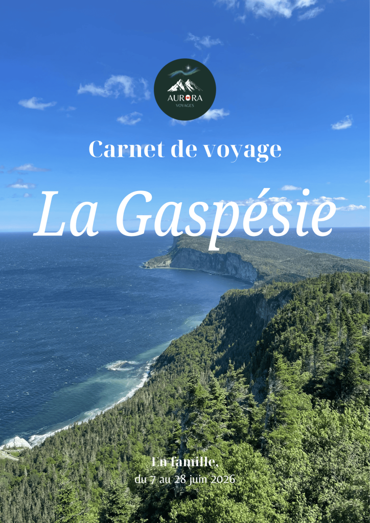 Illustration Carnet de Voyage Gaspésie Québec Canada
