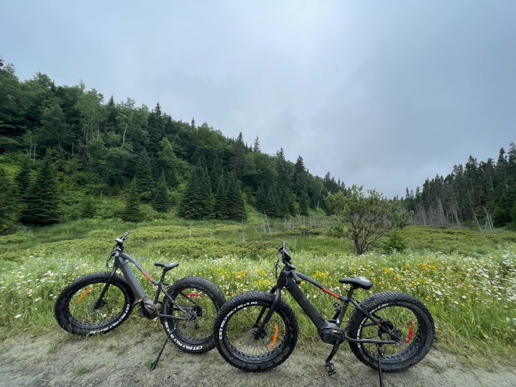 Parc national de la Gaspésie fatbike, Québec, Canada